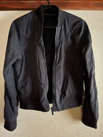 룰루레몬 Lululemon 블랙 집업 봄버 자켓