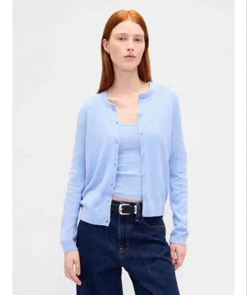 CashSoft 캐시미어 터치 크롭 가디건