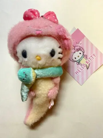 [택 포함 새상품] 뱀띠 헬로키티 마스코트 키링 산리오