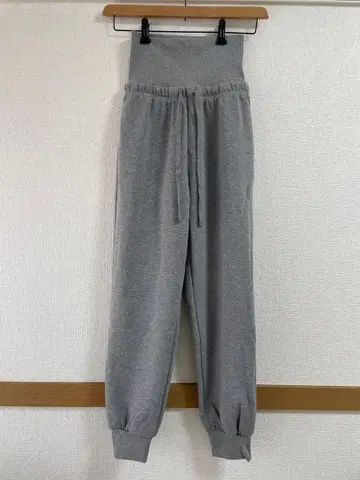 aimierfeel 그레이 롱 팬츠 속기모