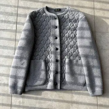 Drawer 드로어 그레이 니트 자켓 퀼팅 자켓
