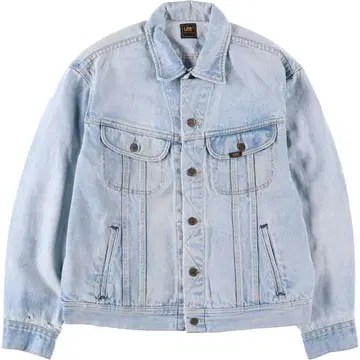 Lee/리 구제 의류 80년대 데님 자켓 G 남성용 빈티지