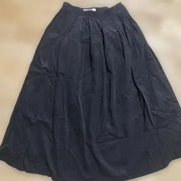 아틀리에 드 사봉 플리츠 롱 스커트