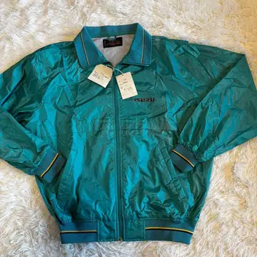 [ 미사용 ] ISUZU 이스즈 윈드 브레이커 사이즈 LL 에메랄드 그린