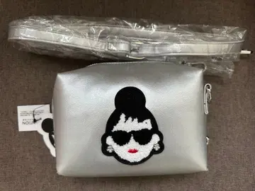 HAPPYFACE 실버 숄더백