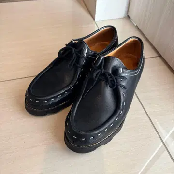 REGAL 블랙 가죽 로퍼 가죽 신발 리갈