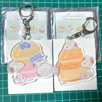 스누피 트레이딩 아크릴 키링 2개