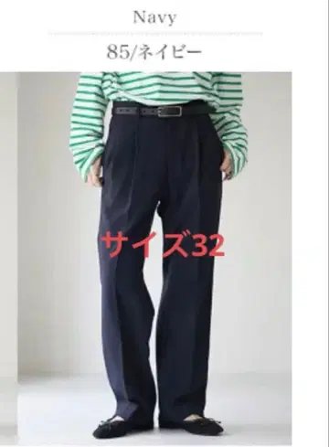 The Shinzone 신존 크라이슬러 팬츠 사이즈 32 네이비