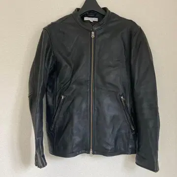 URBAN RESERCH 램 가죽 싱글 라이더 자켓