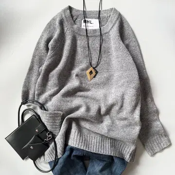 MHL 하자품 마가렛호웰 울 100 긴팔 니트 스웨터