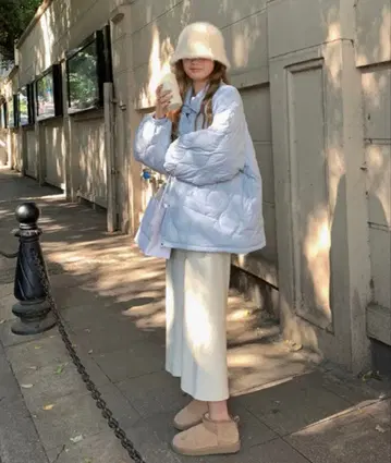 인기 완판템 한국 퀼팅 다운 자켓