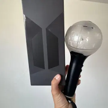 BTS 응원봉 투명/블랙 박스 포함