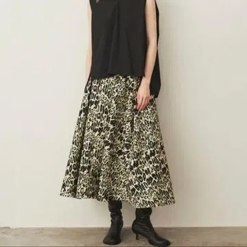 [ ELENDEEK ] 레오파드 스커트