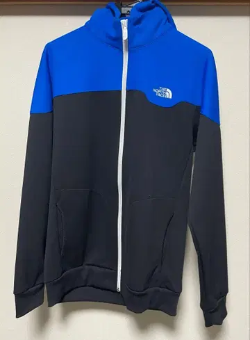 THE NORTH FACE 풀 집업 후드티 파랑 블랙