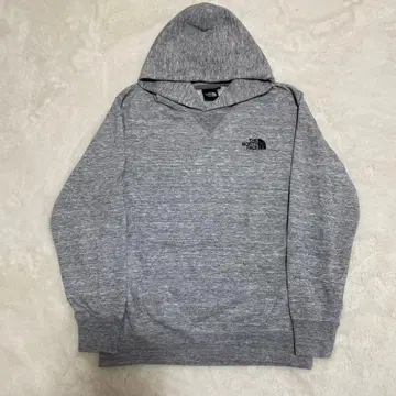 THE NORTH FACE 그레이 후드티 후드 부착