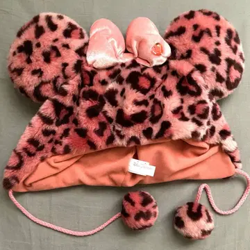 당일 발송 도쿄 디즈니 리조트 레오파드 무늬 팬캡 58cm