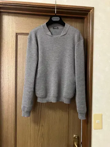 질 샌더 니트 그레이