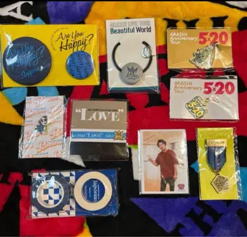 아라시 오노 사토시 캔뱃지 메탈 브로치 마스킹 테이프 참 머리끈 등