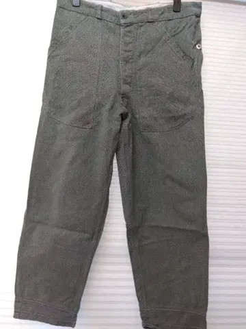 스위스군 전반기 빈티지 데님 워크 팬츠