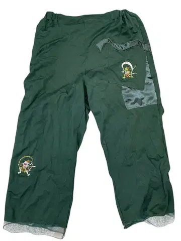 알베로베로 ALBEROBELLO 팬츠 뚱뚱이 돼지 풍신뇌신 자수