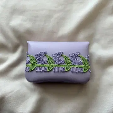 치카자와 레이스 미니 파우치 라일락