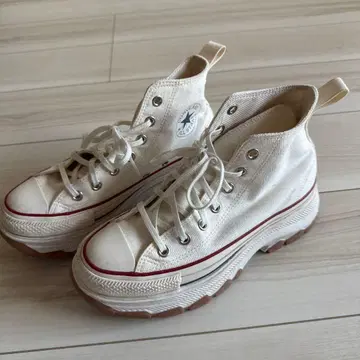 [ 새상품급 ] 컨버스 올스타 통굽 하이컷 24.5cm 화이트