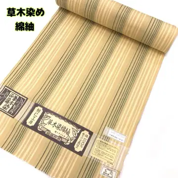 초목 염색 면 면 100% 옷감 착척 -3