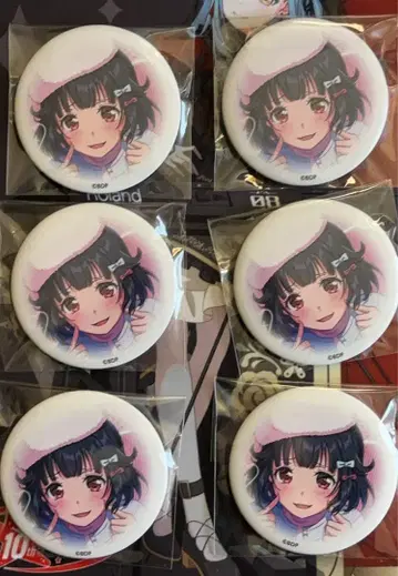 뱅드림 신자와 슈텐 캔뱃지 우시코메 리미