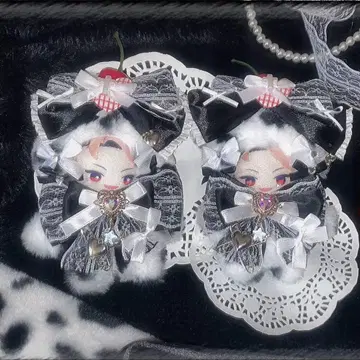 니지페페 10cm 봉제인형 옷 인형옷 후쿠야 2벌 세트 고양이 달마시안