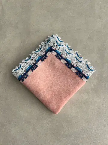 친자와 레이스점 ANA 오리지널 타월 손수건 핑크 새상품