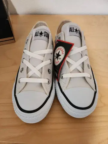 CONVERSE LEA ALL STAR OX 22.5cm 화이트