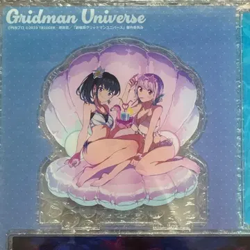 그리드맨 유니버스 나이트 풀 아크릴 디오라마 아카네&릿카