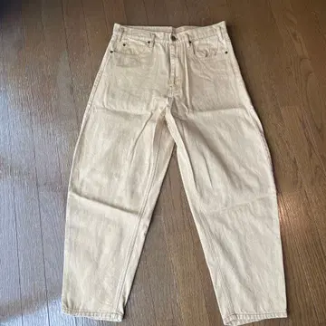 FLATLUX 베이지 데님 팬츠