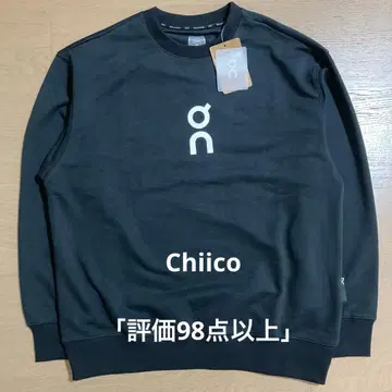 On 온 클럽 크루 블랙 맨투맨 트레이닝복 XL