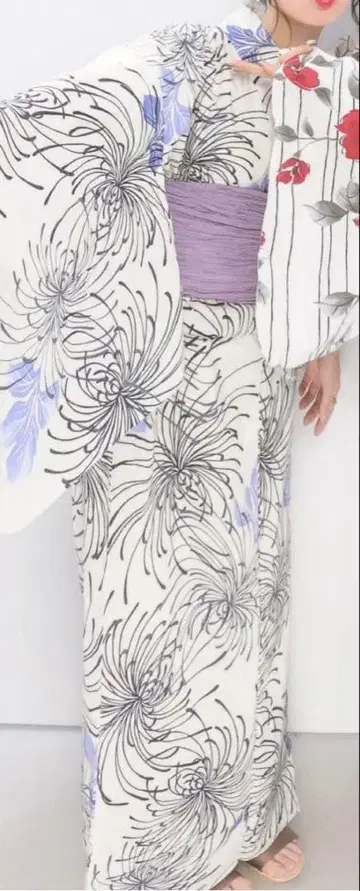 유카타 오비 일본 나막신 세트