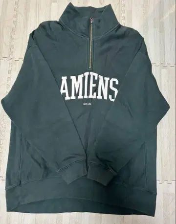 슬로브 이에나 맨투맨 로고 그린