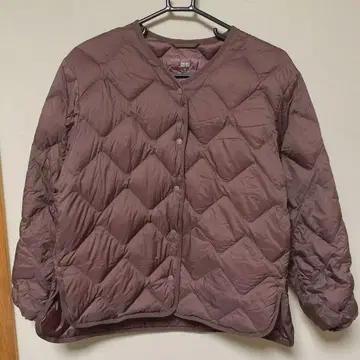 미사용품 UNIQLO 울트라 라이트 다운 S 사이즈 브라운