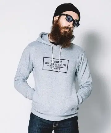 CRIMIE 후드티 SWEAT BOX LOGO HOODIE