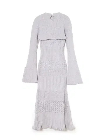 andmary Layered crochet dress