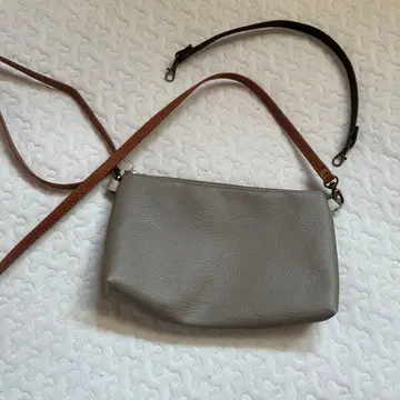 그레이 합성 피혁 사코슈