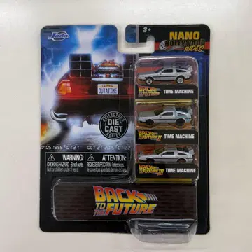 백투더퓨처 다이캐스트 미니카 3대 세트 나노카 드로리안