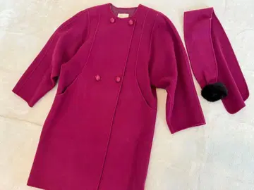 고급 캐시미어 코트 프리 사이즈