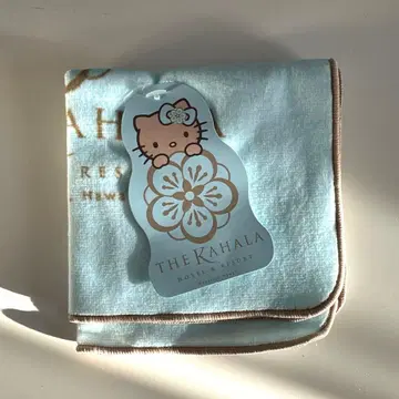 [택 포함 새상품] 카하라 하와이 헬로키티 타월 손수건 한정품