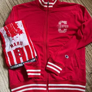 Champion 빨간색 트레이닝복 L 사이즈