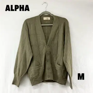 W0778T ALPHA 캐시미어 100% 가디건