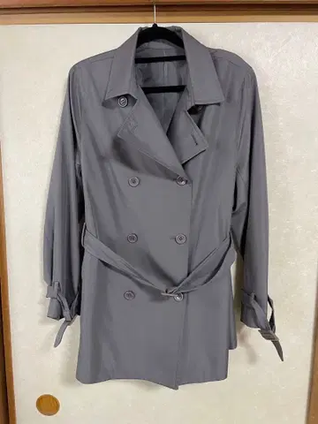 그레이 트렌치코트 L 사이즈