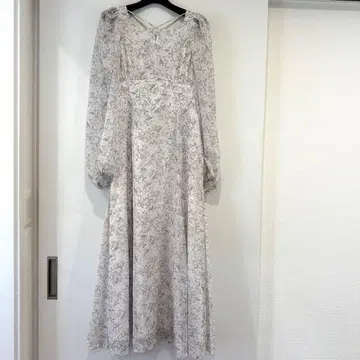 머큐리 듀오 원피스 리본 쉬폰