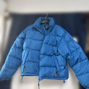 OUTDOOR 다운 자켓 여성용 블루 L