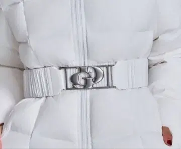 GYDA 2025 다운 벨트만 화이트