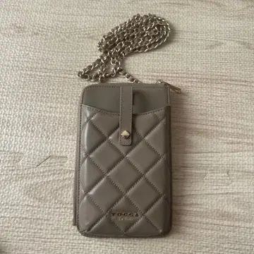 TOCCA 퀼팅 스마트폰 숄더백